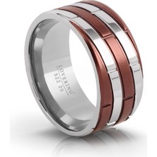 Lovering LVR522E Erkek Çelik Yüzük