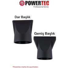 Feyza Design 2'li Fön Başlığı Seti Dar ve Geniş Uyumlu Tüm Powertec Modelleri