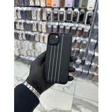 HappyCase iPhone  13 Uyumlu Premium Deri Dokulu Kılıf Magsafe Özellikli - Beyaz