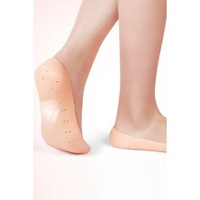 Gampus Yumuşak Silikon Rahatlatıcı Patik Çorap Patik Topuk Çatlak Giderici Ayak Bakım Aleti Bir Çift