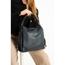 Piel Lino Pıel Lıno Kadın Hakiki Deri Omuz ve Çapraz Çanta PL029-D Lacivert