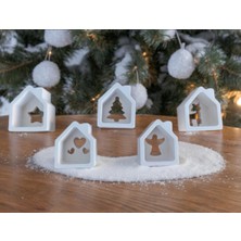 Ceku Home Tasarım Beşli Minyatür Dekoratif Ev Set