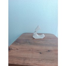 Ceku Home Tasarım Çam Ağacı Mumluk Biblo