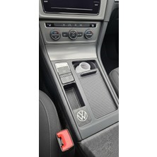 Devotech Volkswagen Golf 7.5 Uyumlu Karbon Baskı Çakmaklık Giriş Kapağı – Kırmızı / Beyaz / Mavi