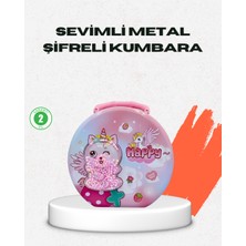 Verto Mini Çocuk Para Kasası Güvenli Kilitli Birikim Kutusu