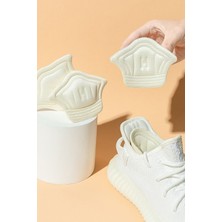 Gampus 5mm Topuklu Ayakkabı Kundura Ayak Arkası Vurma Engelleyici Kumaş Yumuşak Ped Daraltma Padi