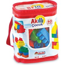 Eco Lounge 01021 Akıllı Çocuk Blokları 40 Parça