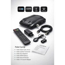 Eco Lounge Wifi ve Youtube Destekli 1080P Dijital Uydu Alıcısı – Hdmı, Usb, Otomatik Kanal Güncelleme