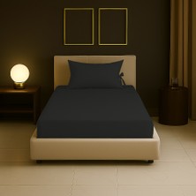 Sabia Soft Touch %100 Pamuk 62 Tel – 90X200 +30 cm Yüksekliğe Uygun Tek Kişilik Lastikli Çarşaf Seti