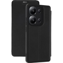 Starseven Redmi 15C 4g Flip Cover - Siyah