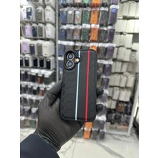 HappyCase iPhone 17 Premium Deri Dokulu Kılıf Magsafe Özellikli -Blue