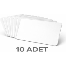 Rfgate Nfc Dijital Kartvizit NTAG215 Beyaz - 10 Adet