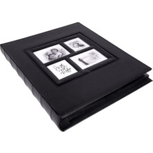 Angelphoto  500'LÜK Deri Siyah Fotoğraf Albümü - 10X15CM