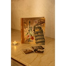 Angelphoto  20 Yaprak Manyetik Fotoğraf Albümü Yapışkanlı Albüm 24X29 cm