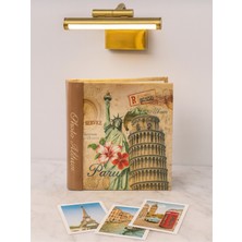 Angelphoto  40 Sayfa Manyetik Yapışkanlı Piza Kulesi Fotoğraf Albümü 24X29CM