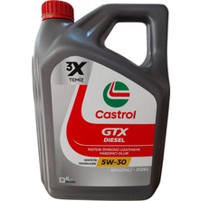 Castrol Gtx Dıesel 5W-30 Motor Yağı 4 Lt (Ü.T:07.11.2025)