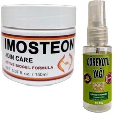 Guzzy Imosteon Rahatlatıcı Masaj ve Bakım Kremi 150 ml x 2 Ad+Çörek Otu Yağı ile 30 ml