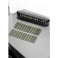 Argesco Mühendislik Araba Park Numaratörü Araç Içi Numaralık Değiştirilebilir Çevirmeli Mini