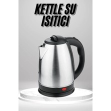 Argesco Mühendislik Su Isıtıcı 220 - 240 V Paslanmaz Çelik Kettle Uzun Ömürlü 2000 Watt