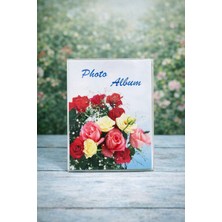 Angelphoto  13X18 cm Fotoğraf Albümü – 36 Fotoğraf Kapasiteli – Şeffaf Sayfalı – Desenli Kapak