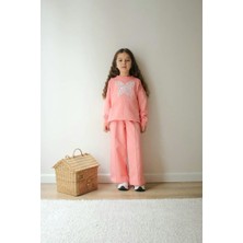 Miviko Kız Çocuk Takımı Mevsimlik 2026 Model Full Likralı Yumuşacık  Pamuklu Kumaş  Super Kalite