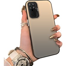 Ucuc Redmi Note 10 Pro Uyumlu Kılıf Akrilik Sert Arka Panel Mat Dokulu Yan Silikon Darbe Emici Kamera Koruma Kapak