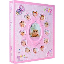 Angelphoto  220'LIK Bebek Fotoğraf Albümü - 10X15CM./15X21 Fotoğraflar Için-Pembe