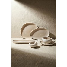 Perotti Roma Beige 33 Parça 6 Kişilik Porselen Kahvaltı Takımı