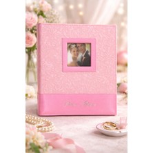 Angelphoto  13X18 200 Fotoğraflık Anı Yazma Bölümlü Albüm Pembe Pencereli