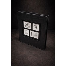 Angelphoto  10X15 cm 500 Fotoğraflık Klasik Deri Pencereli Fotoğraf Albümü
