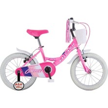 Feyza Design Çocuk Bisikleti, 16 Jant, Kız Çocuk, 105/120 cm Boy Için Güvenli ve Eğlenceli