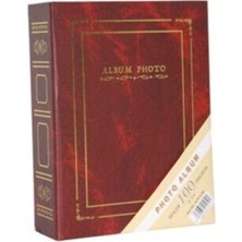 Angelphoto  Sh Album 15X21CM 100’LÜK Ciltbezli Fotoğraf Albümü "bordo" 689106