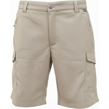 Noble Plus Playoff Erkek Şort Kapaklı Cep Bej