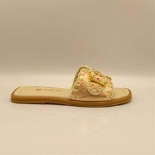 Ametist Otantik Rose Deri Kadın Terlik