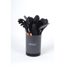 Arow Maylis 14 Parça Şık, Kaliteli ve Kullanışlı Silikon Servis Seti