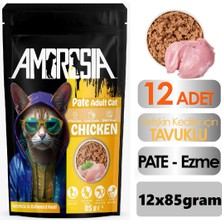 Ambrosia Tavuk Etli Pouch Yetişkin Kedi Maması 12 Adet