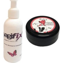 Guzzy Süper Nipple Nibblers Tingle Balm 50ML Çilekli Göğüs Bakım Kremi + Genital Bakım Kremi 120 ml