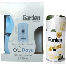 Garden Oda Kokusu Hava Temizleyici Otomatik Makine+ Beyaz Gül Kır Bahçesi Oda Spreyi 260 ml