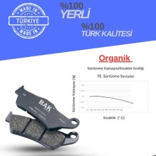 Mondial Ressivo 250 Bak Ön Fren Balata IBK0151