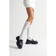 MFT Ayakkabı Kadın Günlük Rahat Loafer Lacivert