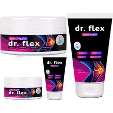 Dr.flex Tüp+Kavanoz Vücut Masaj Kremi 2şerli Set OMEGA3LÜ Kolajenli Bamya Tohumu Ardıç ve Kuyruk Yağlı