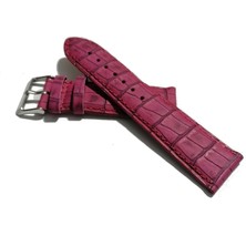 Fado&her Saate Uyumlu Hakiki  Deri Saat  Kordonu   22   mm  (386 )