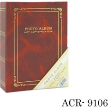 Angelphoto  10X15CM 100’LÜK Ciltbezli Fotoğraf Albümü / -9106 - Bordo