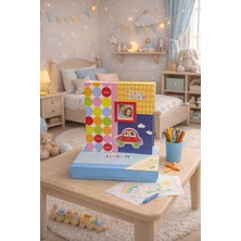 Angelphoto  10X15 Bebek Fotoğraf Albümü – 26X29 Cm, Anı ve Duygu Not Alanlı