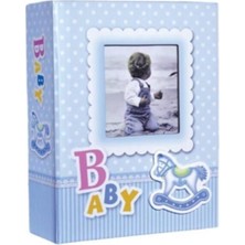 Angelphoto  Sh Album Mavi 10 x 15 cm 100’LÜK Bebek Fotoğraf Albümü ACR-PP46100-1M