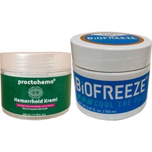 Guzzy Süper Proctohemo 100 ml Rahatlatıcı + Biofreeze Rahatlatıcı Masaj Kremi 150 ml