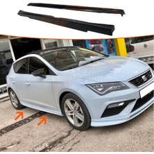 Seat Leon 2013-2020 Fr Boyasız Plastik Sag-Sol Yan Marşpiyel