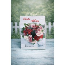 Angelphoto  13X18 cm Fotoğraf Albümü – 36 Fotoğraf Kapasiteli – Şeffaf Sayfalı – Desenli Kapak