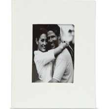 Angelphoto  Fotoğraf Albümü Beyaz - Deri Kaplı Foto Pencereli  100LÜ 10X15CM