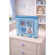 Angelphoto  10X15 cm Bebek Fotoğraf Albümü – Kalın Kapaklı, Kabartmalı, Değiştirilebilir Ön Fotoğraflı